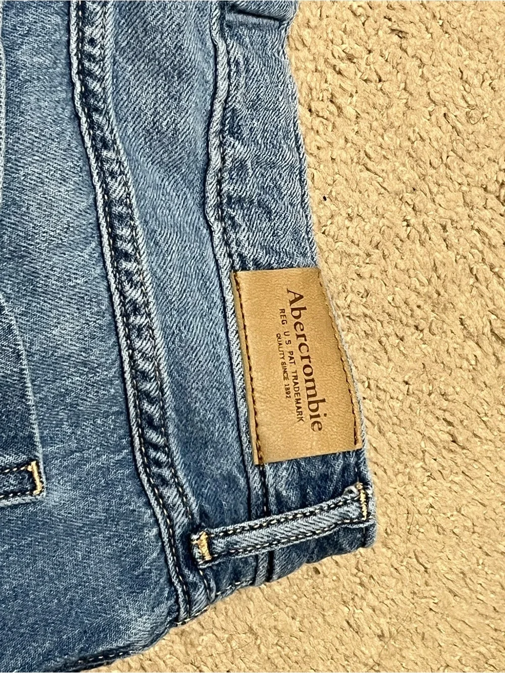 Girls Abercrombie Kids Bear Jean Shorts